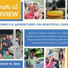 Summer at Riverview offers programs for three different age groups: Middle School, ages 11-15; High School, ages 14-19; and the Transition Program, GROW (Getting Ready for the Outside World) which serves ages 17-21.⁠
⁠
Whether opting for summer only or an introduction to the school year, the Middle and High School Summer Program is designed to maintain academics, build independent living skills, executive function skills, and provide social opportunities with peers. ⁠
⁠
During the summer, the Transition Program (GROW) is designed to teach vocational, independent living, and social skills while reinforcing academics. GROW students must be enrolled for the following school year in order to participate in the Summer Program.⁠
⁠
For more information and to see if your child fits the Riverview student profile visit jackiemeiring.com/admissions or contact the admissions office at admissions@jackiemeiring.com or by calling 508-888-0489 x206